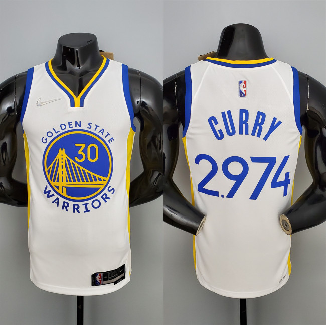 Stephen Curry Golden State Warriors 75th Anniversary Swingman Jersey White