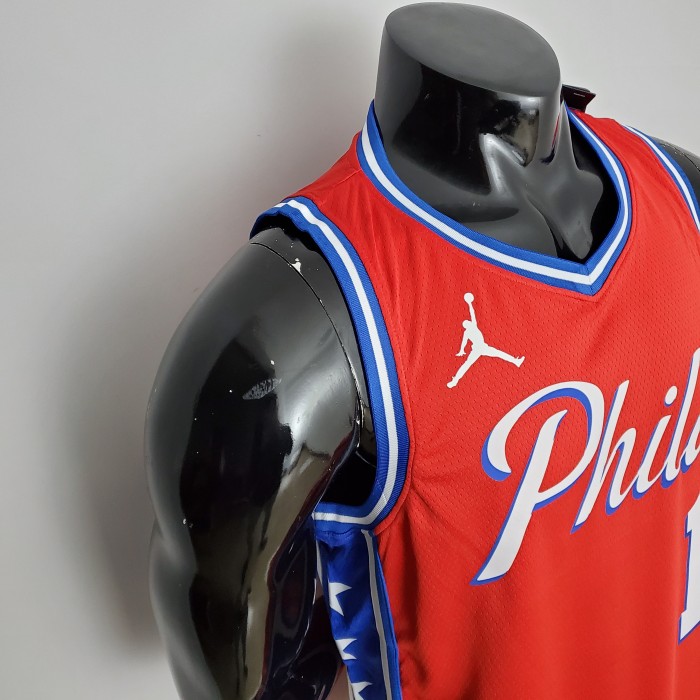 James Harden Philadelphia 76ers Swingman Jersey Red