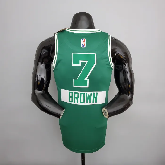 Jaylen Brown Boston Celtics Teltes City Edition Swingman Jersey Green