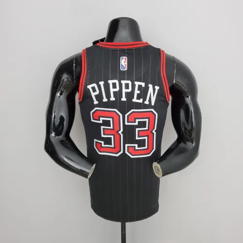 Scottie Pippen Chicago Bulls 75th Anniversary Swingman Jersey Flyers Black