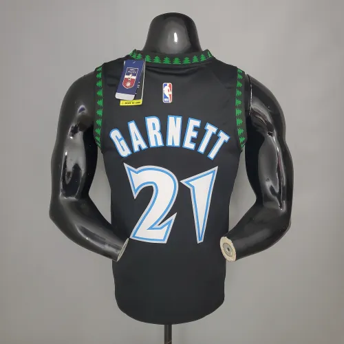 Kevin Garnett Minnesota Timberwolves 2018 Retro Swingman Jersey Black