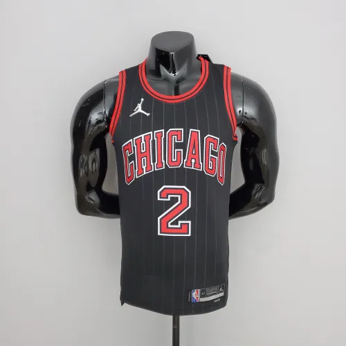 Lonzo Ball Chicago Bulls 75th Anniversary Swingman Jersey Flyers Black