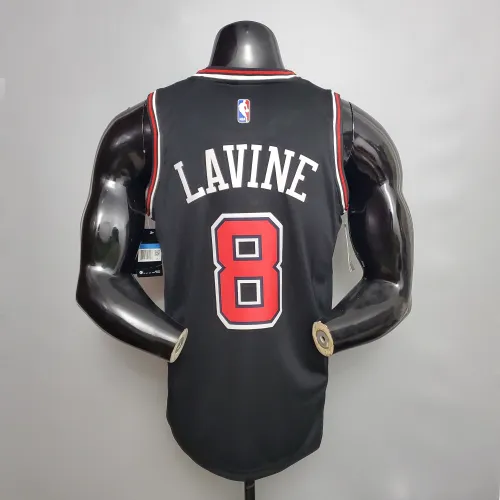 Zach LaVine Chicago Bulls Swingman Jersey Black