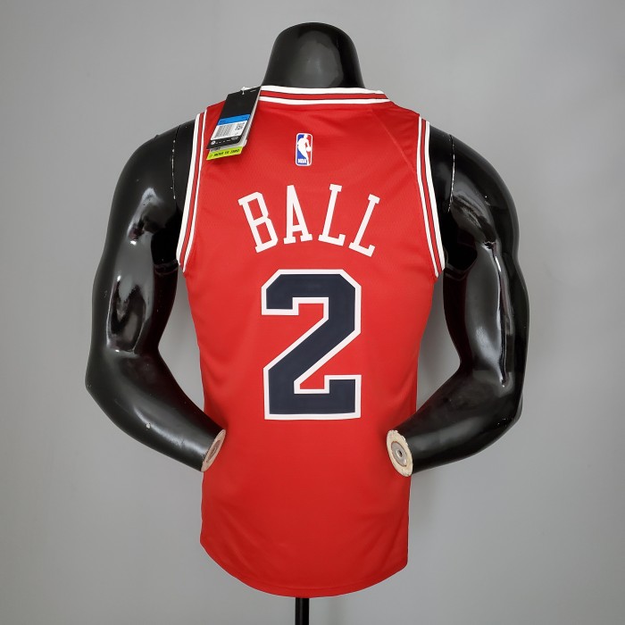Lonzo Ball Chicago Bulls Swingman Jersey Red