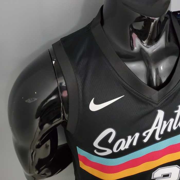 Manu Ginobili San Antonio Spurs City Edition Swingman Jersey Black