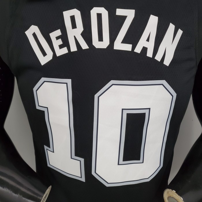 DeMar DeRozan San Antonio Spurs City Edition Swingman Jersey Black