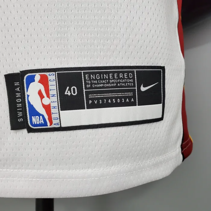 LeBron James Miami Heat Bonus Edition Swingman Jersey White