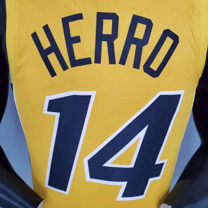 Tyler Herro Miami Heat Bonus Edition Swingman Jersey Yellow