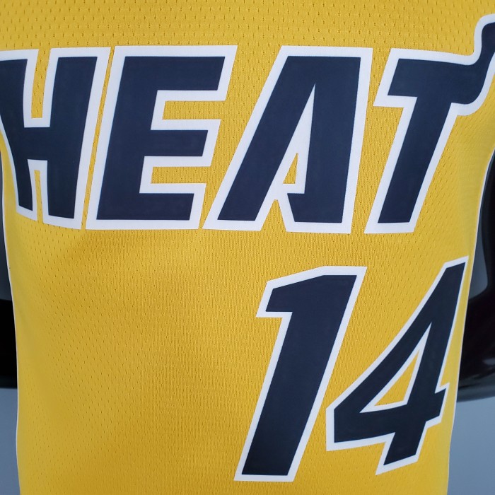 Tyler Herro Miami Heat Bonus Edition Swingman Jersey Yellow