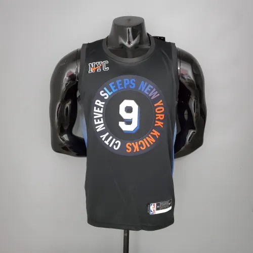 RJ Barrett New York Knicks City Edition Swingman Jersey Black