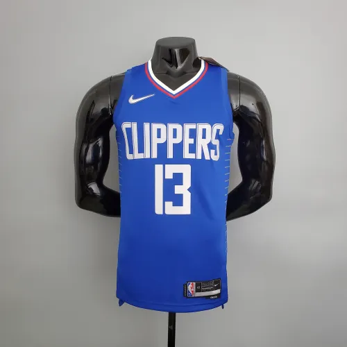 Paul George LA Clippers 75th Anniversary Swingman Jersey Blue