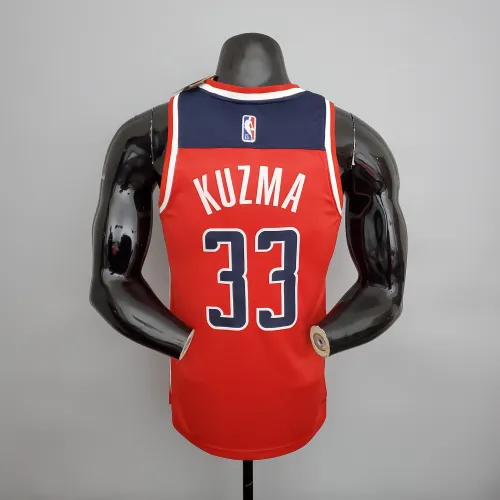 Kyle Kuzma Washington Wizards 75th Anniversary Swingman Jersey Red White