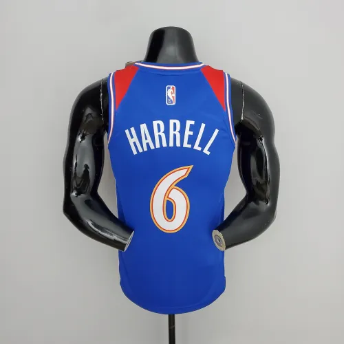 Montrezl Harrell Washington Wizards 2022 Talent City Edition Swingman Jersey Blue Red