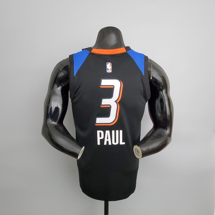 Chris Paul Oklahoma City Thunder City Edition Swingman Jersey Black