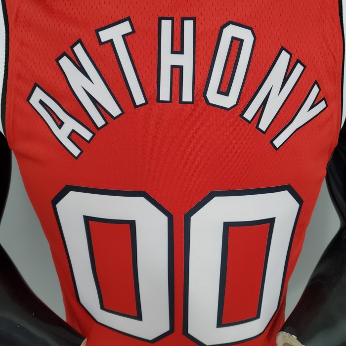 Carmelo Anthony Portland Trail Blazers Swingman Jersey Retro Red