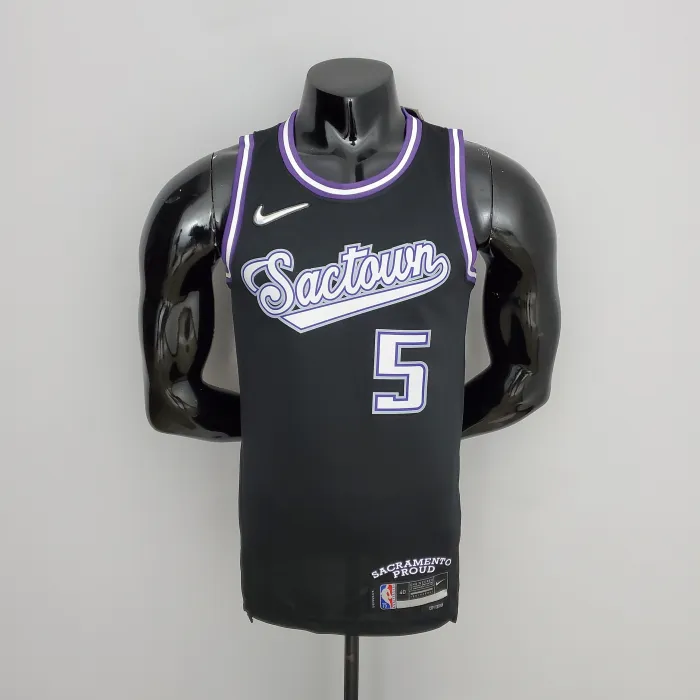 De'Aaron Fox Sacramento Kings 2022 City Edition Swingman Jersey Black