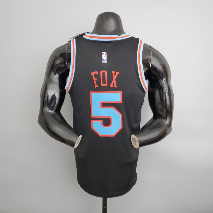 De'Aaron Fox Sacramento Kings 2021 City Edition Swingman Jersey Black