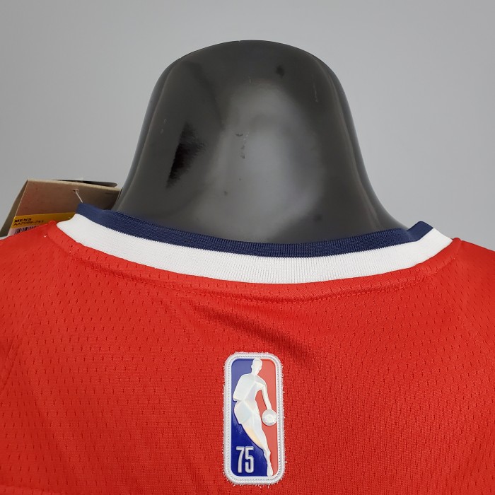 Montrezl Harrell Washington Wizards 75th Anniversary Swingman Jersey Red White