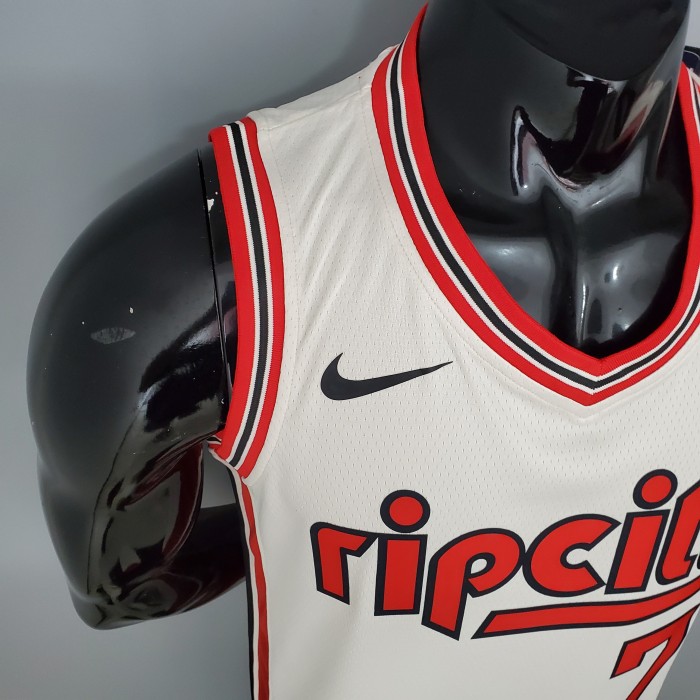 Brandon Roy Portland Trail Blazers Swingman Jersey Beige