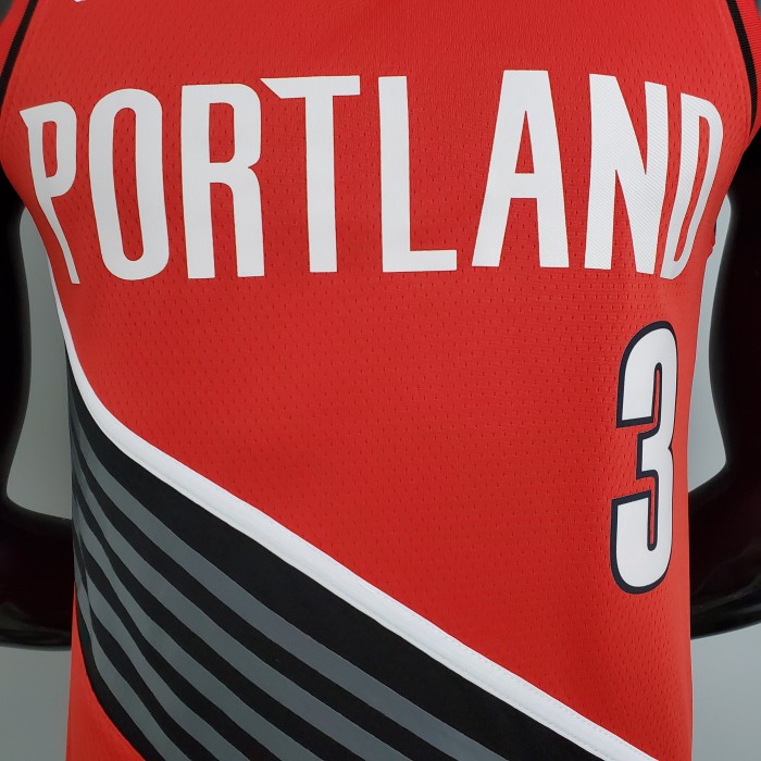 C.J. McCollum Portland Trail Blazers Swingman Jersey Red