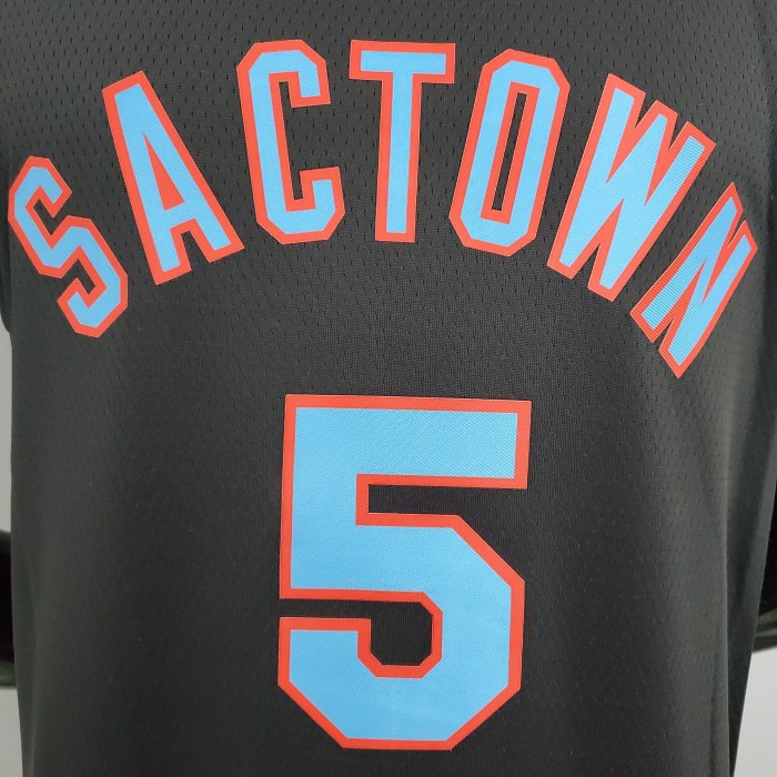 De'Aaron Fox Sacramento Kings 2021 City Edition Swingman Jersey Black