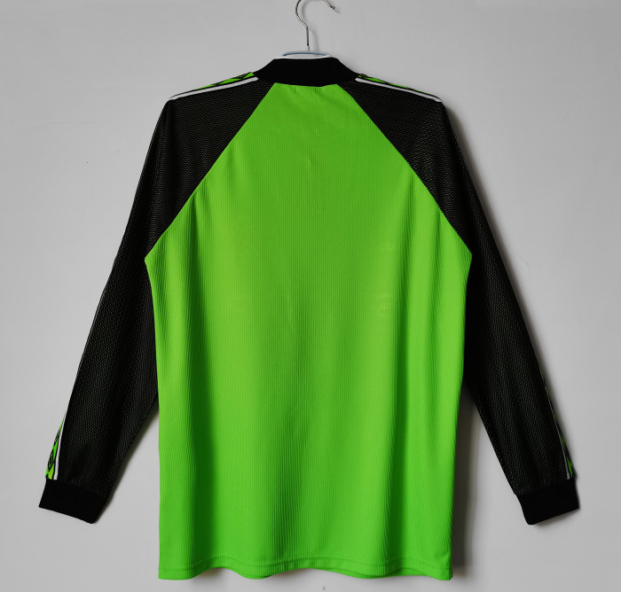 Manchester United Home Goalkeeper Long Sleeve Retro Jersey 1998/99