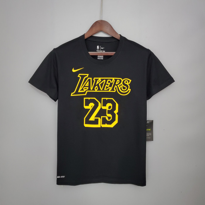 LeBron James Los Angeles Lakers Casual T-shirt Black