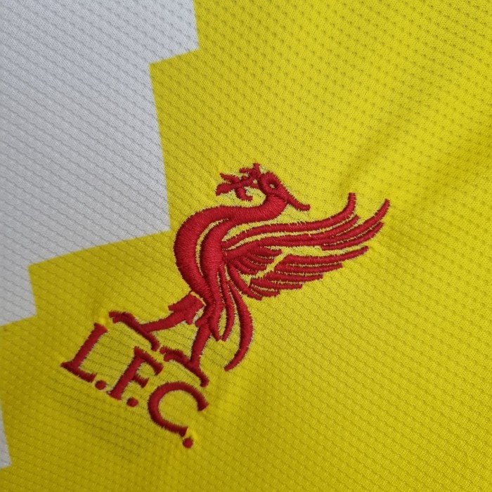 Liverpool Man Jersey 22/23 Red Beige Yellow