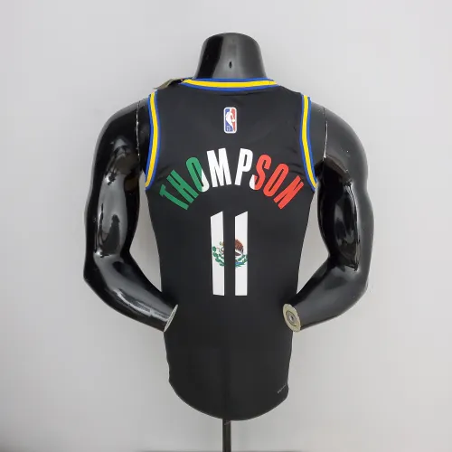 Klay Thompson Golden State Warriors 75th Anniversary Swingman Jersey  Mexico Edition Black