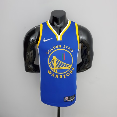 Klay Thompson Golden State Warriors 75th Anniversary Swingman Jersey  Mexico Edition Blue