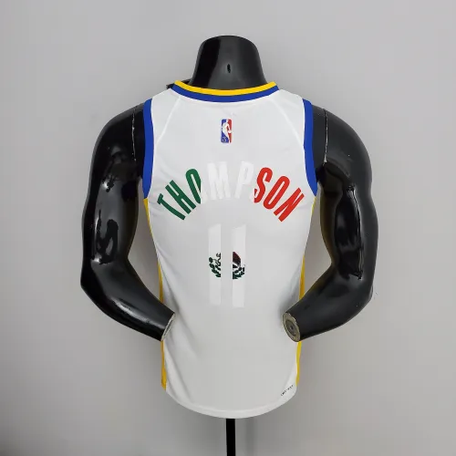 Klay Thompson Golden State Warriors 75th Anniversary Swingman Jersey  Mexico Edition White