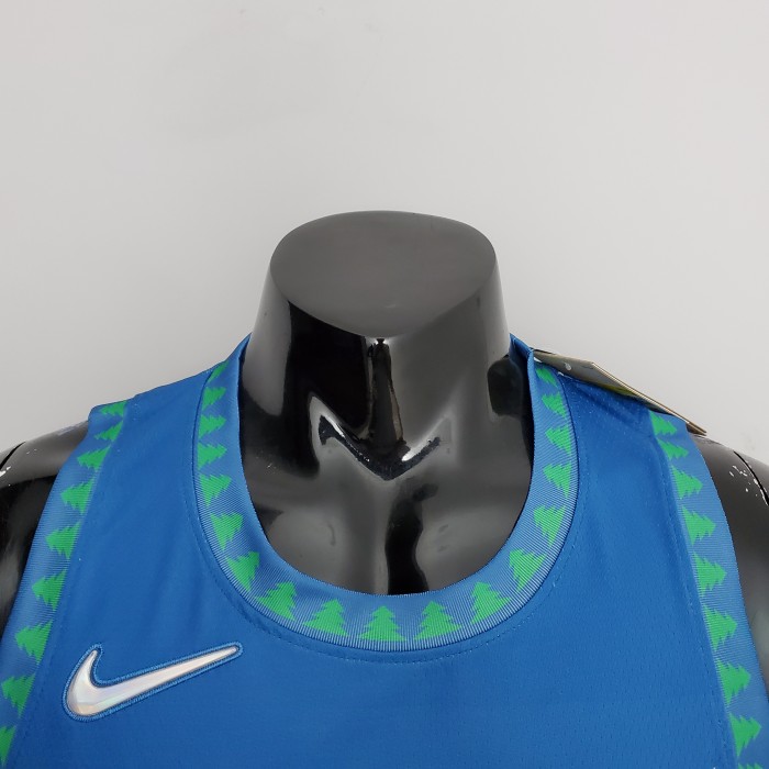 D'Angelo Russell Minnesota Timberwolves 75th Anniversary 2022 Swingman Jersey Blue