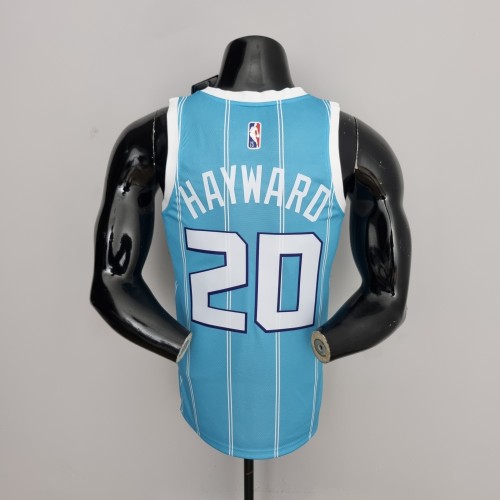Gordon Hayward Charlotte Hornets 75th Anniversary Swingman Jersey Blue