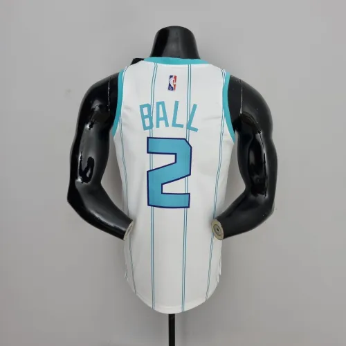 LaMelo Ball Charlotte Hornets 75th Anniversary Swingman Jersey White