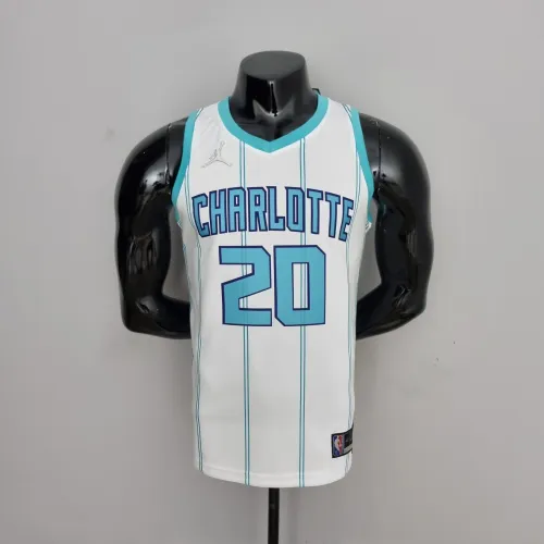 Gordon Hayward Charlotte Hornets 75th Anniversary Swingman Jersey White
