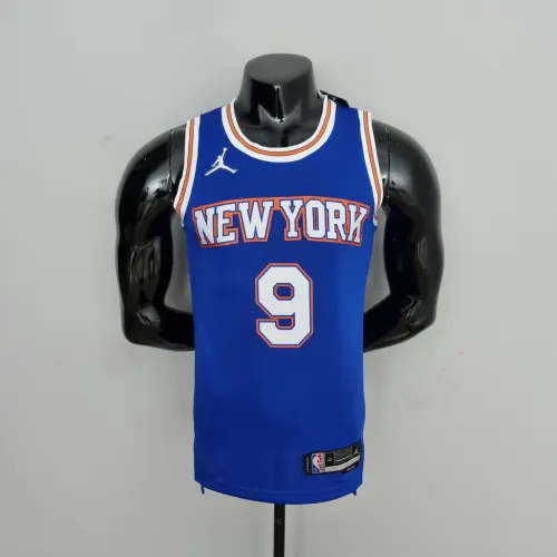 RJ Barrett New York Knicks 75th Anniversary Swingman Jersey Blue