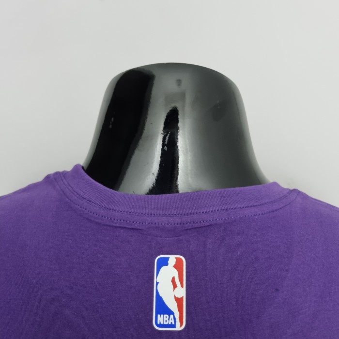 Kobe Bryant Los Angeles Lakers Casual T-shirt Purple