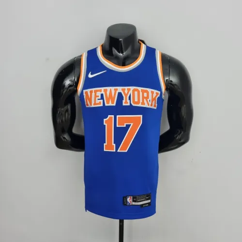 Jeremy Lin New York Knicks 75th Anniversary Swingman Jersey Blue