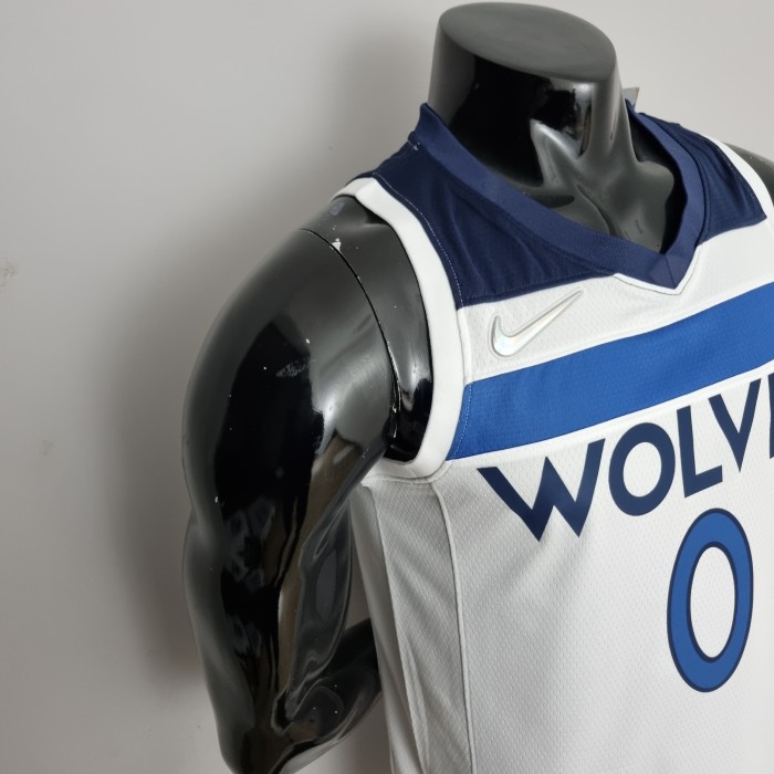 D'Angelo Russell Minnesota Timberwolves 75th Anniversary 2022 Swingman Jersey White