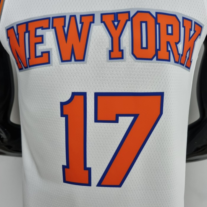 Jeremy Lin New York Knicks 75th Anniversary Swingman Jersey White