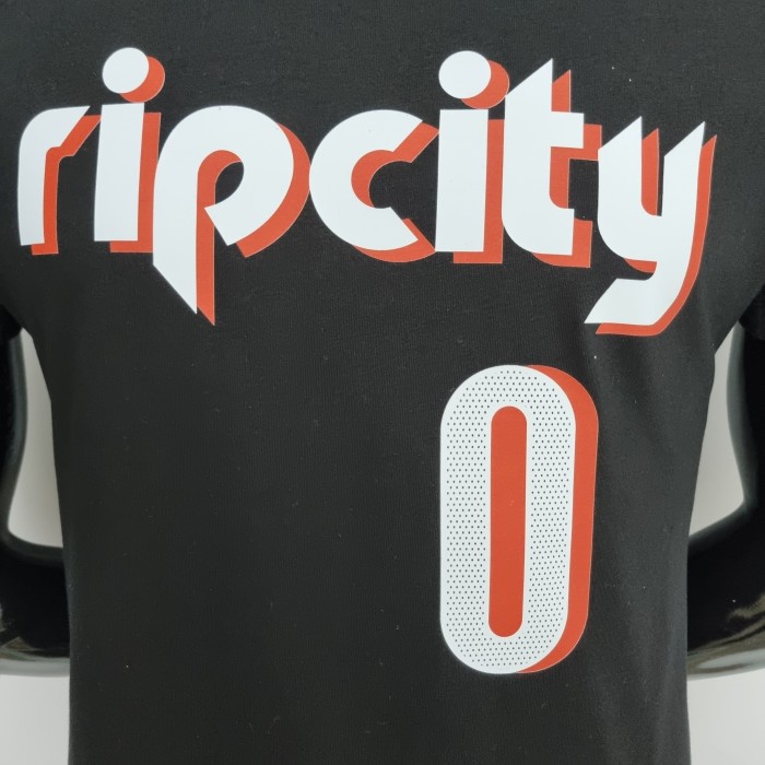 Damian Lillard Portland Trail Blazers Casual T-shirt Black