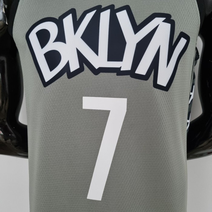 Kevin Durant Brooklyn Nets 75th Anniversary Swingman Jersey Gray