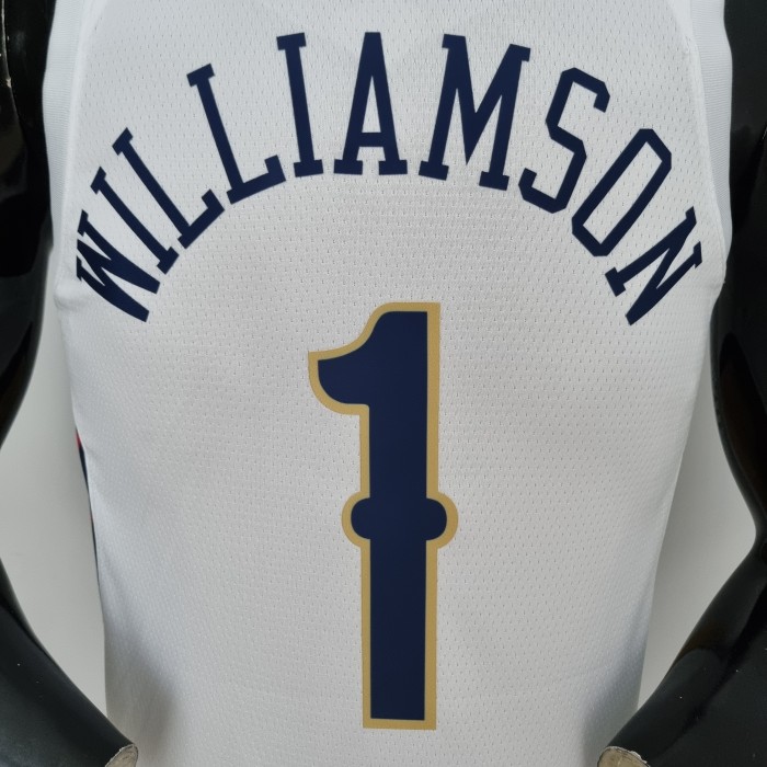 Zion Williamson New Orleans Pelicans 75th Anniversary  Swingman Jersey White
