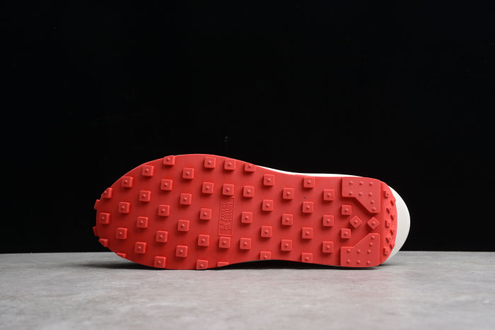 Undercover x Sacai x NK LDWaffle   Midnight Spruce University Red