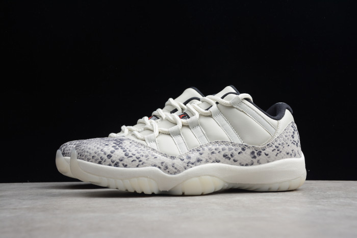 Air Jordan 11 Low Snakeskin “Light Bone” CD6846-002