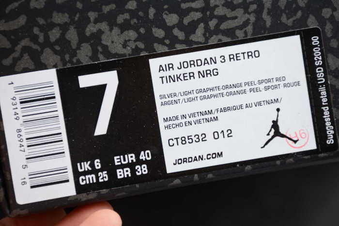 Air Jordan 3 Gray White CK9246-106