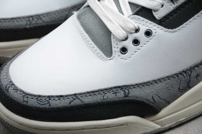 Air Jordan 3 Fresh Water White Gray