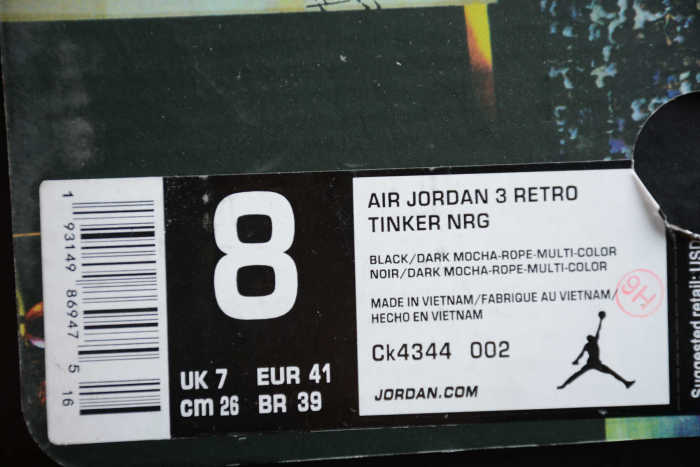 Air Jordan 3“Animal lnstinct ” CK4344-002