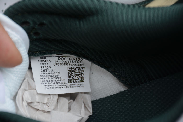 Nk SB Dunk Low White Green DQ8580-100