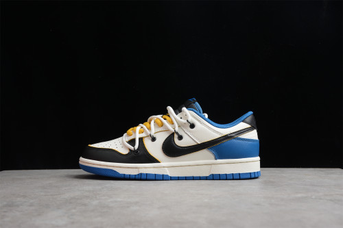 OW x SB Dunk Low Retro Royal Blue White Black DD1391-001